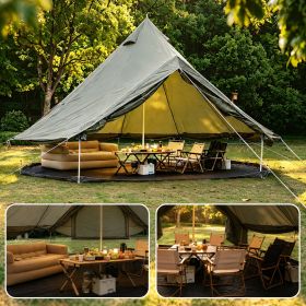 Oxford Bell Tent for Family Camping - Spacious 13.1ft Yurt with Stove Jack, Large Glamping Tents for 4-8 People