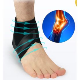 Ankle Support Brace Safety Running Basketball Sports Ankle Sleeves (Option: M-1pc-Left)