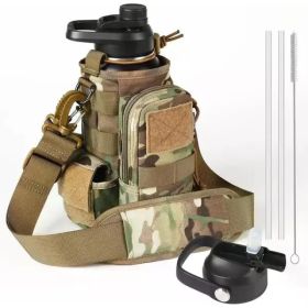 Tactical Water Bottle-32 Oz (Option: Tan)