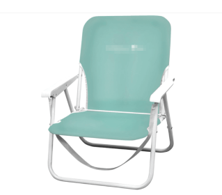 Folding Beach Chair, 1 Position Lightweight and Portable Foldable Outdoor Camping Accessories with Carry Strap (Bold Stripe, 200lbs Capacity) (size: Mint  200lbs Capacity)
